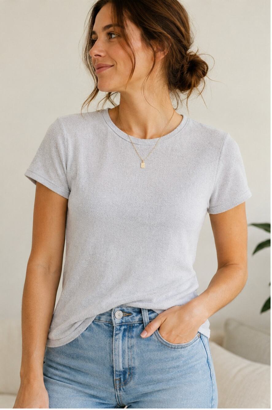 NWT Skims 100% Cashmere Tee NEW Size Medium
